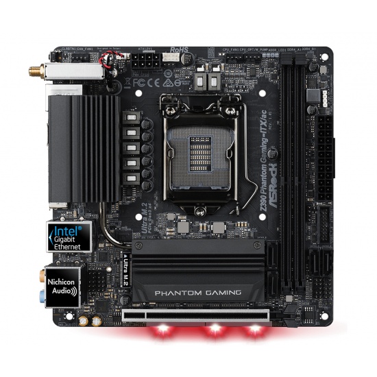 Asrock Phantom Gaming Intel Z390 Mini ITX DDR4-SDRAM Motherboard Image