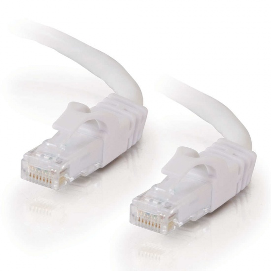 C2G 4ft Snagless Unshielded Cat6 Network Patch Cable - White Image