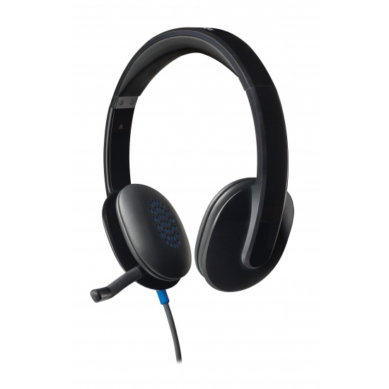 Logitech H540 Binaural Wired USB3.0 Headset - Black Image