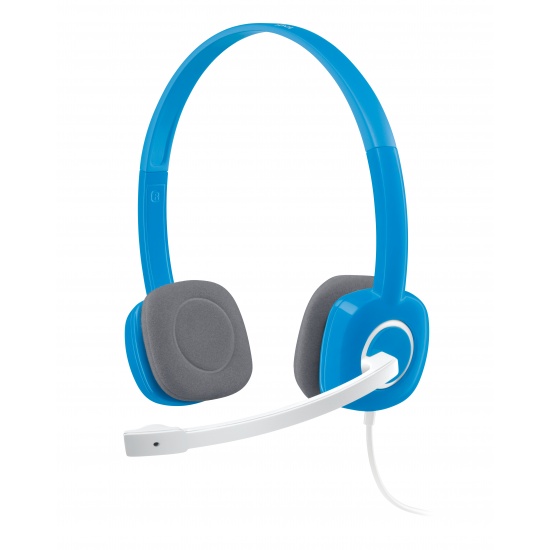 Logitech H150 Binaural Stereo Headset - Blue Image