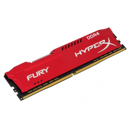 16GB Kingston HyperX Fury PC4-21300 2666MHz CL16 Memory Module - Red Image
