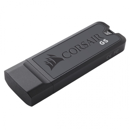 128GB Corsair Voyager GS USB3.0 Flash Drive - Black Image