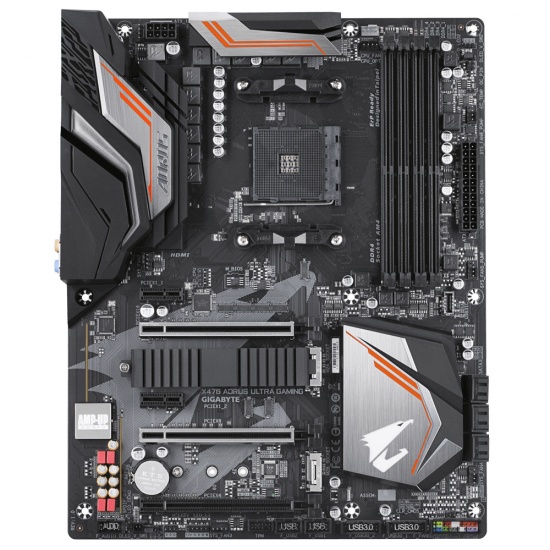Gigabyte Aorus Ultra Gaming AMD X470 ATX Ultra Gaming DDR4-SDRAM Motherboard Image