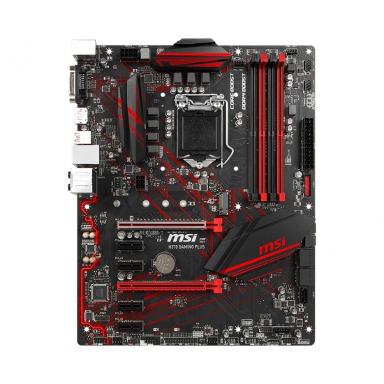 MSI Intel H370 Gaming Plus ATX DDR4-SDRAM Motherboard Image