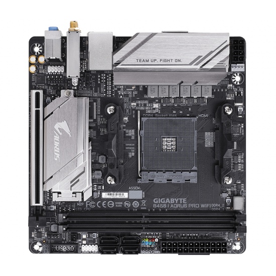 Gigabyte Aorus I Pro AM4 AMD B450 Mini ATX DDR4-SDRAM Motherboard Image