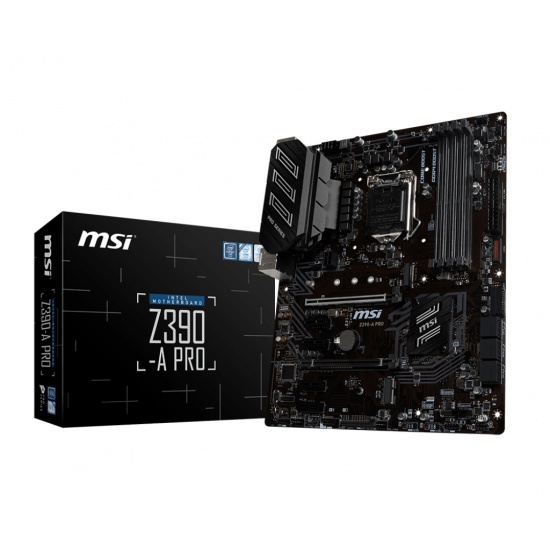 MSI Pro Intel Z390-A Pro ATX DDR4-SDRAM Motherboard Image