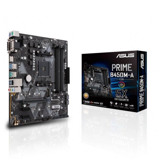 Asus Prime AMD B450M-A/CSM DDR4 Micro ATX Motherboard Image