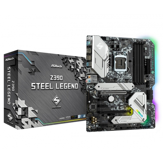 Asrock Steel Legend Intel Z390 LGA 1151 ATX DDR4-SDRAM Motherboard Image