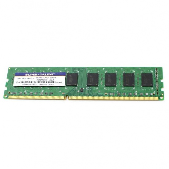 4GB Super Talent Technology DDR3 PC3-10600 1333MHz Memory Module Image