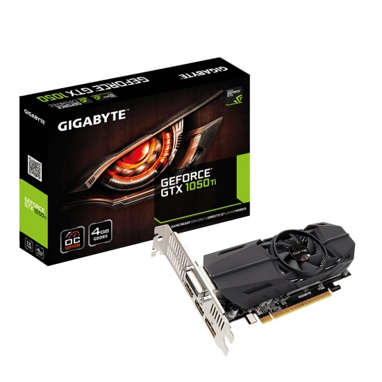 Gigabyte GeForce GTX 1050 TI 4GB OC Low-Profile GDDR5 Graphics Card Image