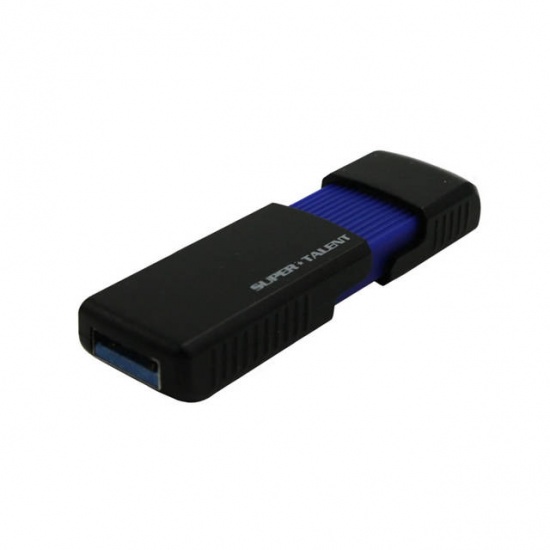 128GB Super Talent Express USB3.2 Flash Drive - Black, Blue Image