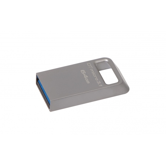 64GB Kingston Data Traveler USB3.2 Flash Drive - Metallic Image