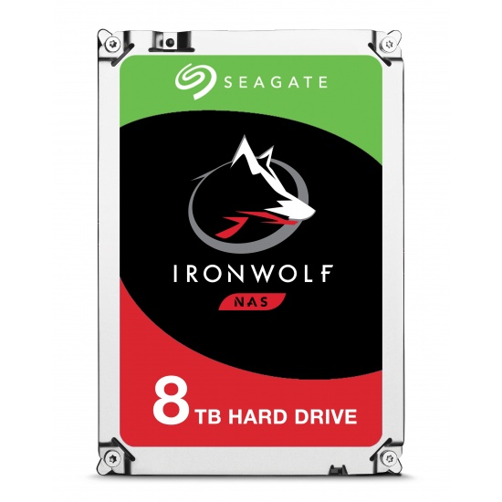 8TB Seagate IronWolf 3.5-inch SATA III 6Gbps 7200RPM 256MB Cache Internal Hard Drive Image