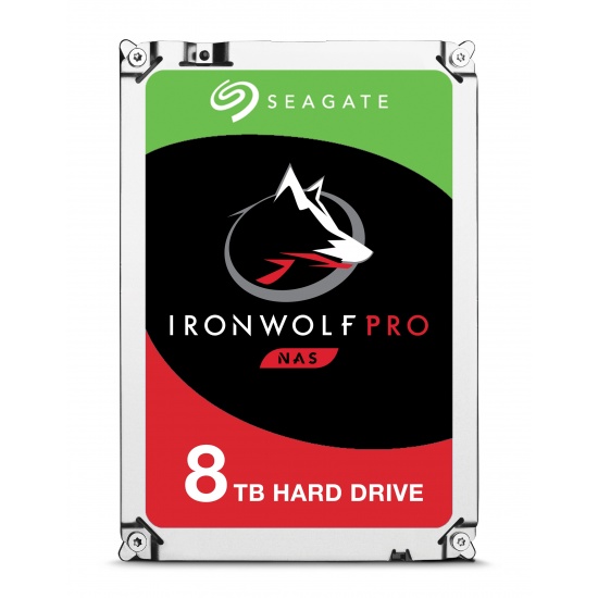 8TB Seagate IronWolf Pro 3.5-inch 7200RPM SATA III 6Gbps Internal Hard Drive Image