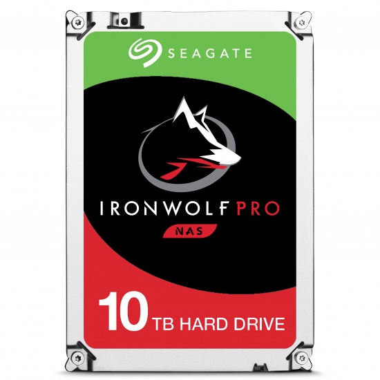 10TB Seagate Iron Wolf Pro 3.5-inch SATA III 6Gbps 7200RPM 256MB Cache Internal Hard Drive Image