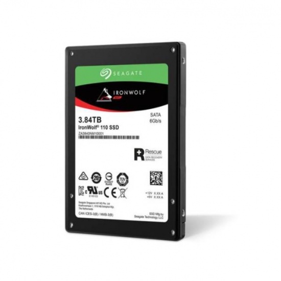 3.84TB Seagate IronWolf 110 2.5-inch SATA III 6Gbps Internal Solid State Drive Image