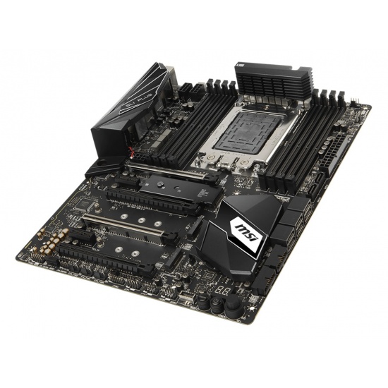 MSI SLI Plus TR4 AMD X399 DDR4-SDRAM ATX Motherboard Image
