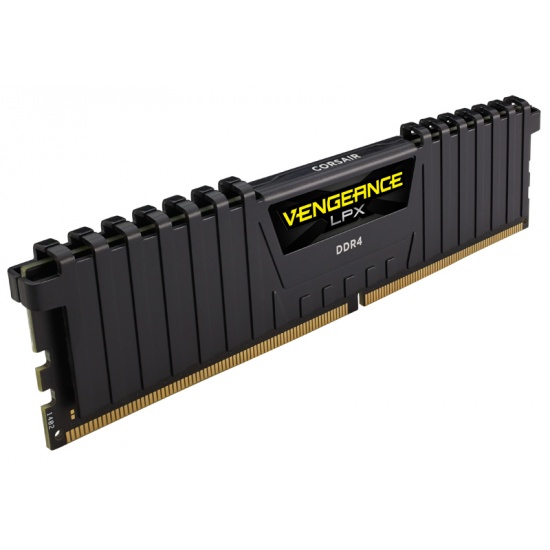 64GB Corsair Vengeance LPX 3000MHz DDR4 CL16 Quad Memory Kit (4x16GB) - Black Image