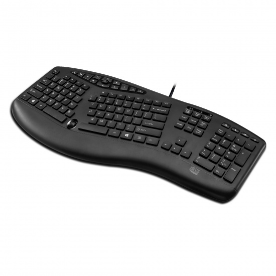 Adesso USB QWERTY Black Keyboard - US English Layout Image