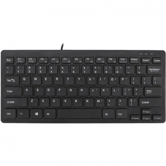 Adesso SlimTouch 111UB USB QWERTY Mini Keyboard - US English Layout Image