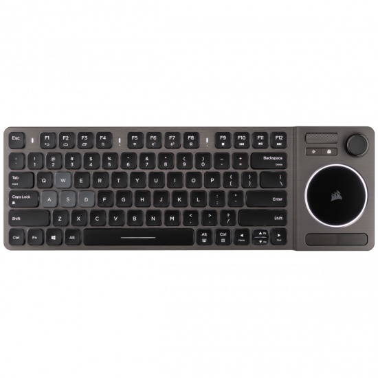 Corsair K83 QWERTZ Mini Wireless Keyboard - Black,Grey - German Layout Image
