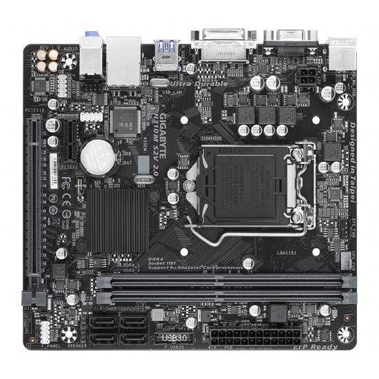 Gigabyte H310M S2V 2.0 LGA 1151 Intel H310 Micro ATX DDR4-SDRAM Motherboard Image