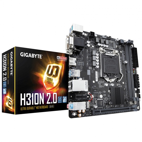 Gigabyte H310N Intel H310 LGA 1151 Mini ITX DDR4-SDRAM Motherboard Image