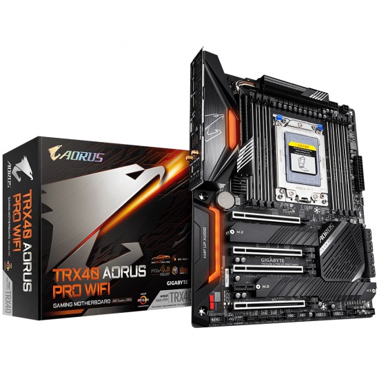 Gigabyte Aorus Pro AMD TRX40 sTRX4 ATX DDR4-SDRAM Motherboard Image