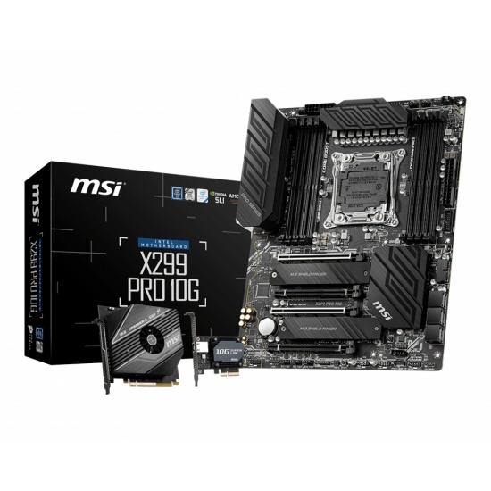 MSI X299 Pro 10G Intel X299 LGA 2066 ATX DDR4-SDRAM Motherboard Image
