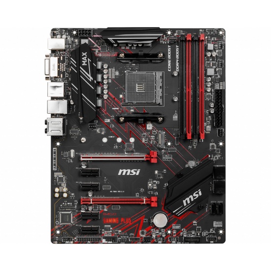 MSI B450 Gaming Plus Max AM4 AMD ATX Motherboard Image