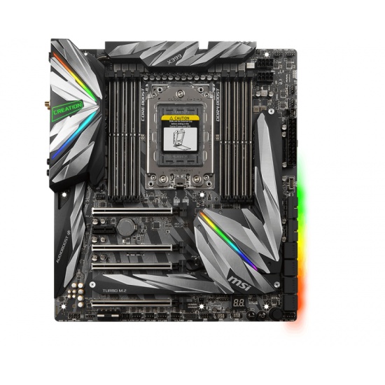 MSI Creation AMD X399 TR4 ATX DDR4-SDRAM Motherboard Image
