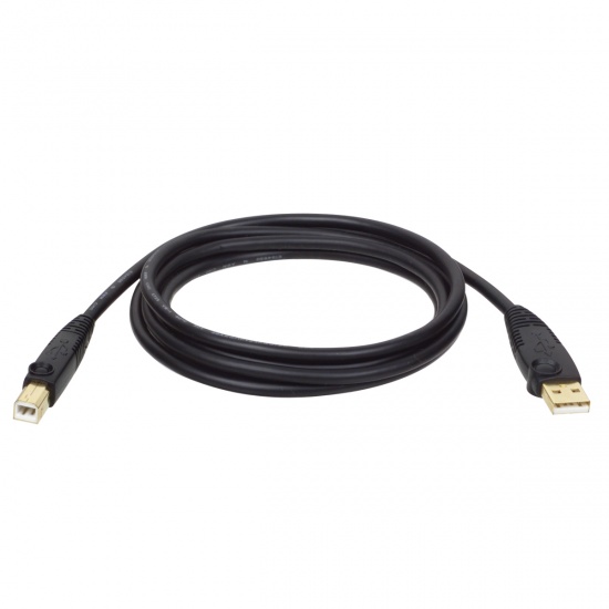 Tripp Lite 15FT USB2.0 Hi-Speed USB-A Male to USB-B Male Cable Image
