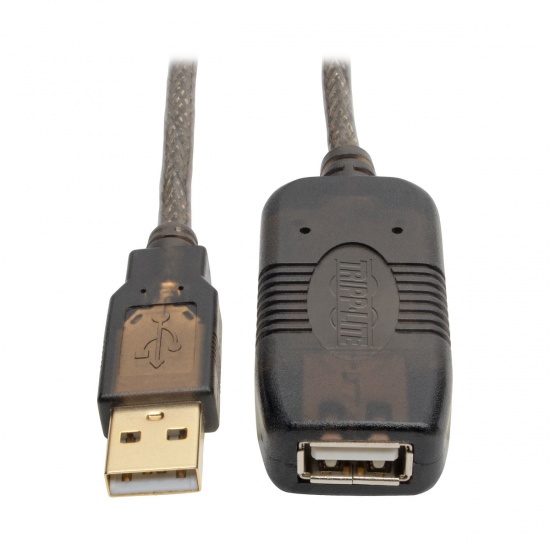 Tripp Lite 25FT USB2.0 Hi-Speed USB-A Male to USB-A Female Active Extension Cable Image
