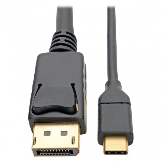 Tripp Lite 3FT USB-C Male to DisplayPort Male Cable - Black Image
