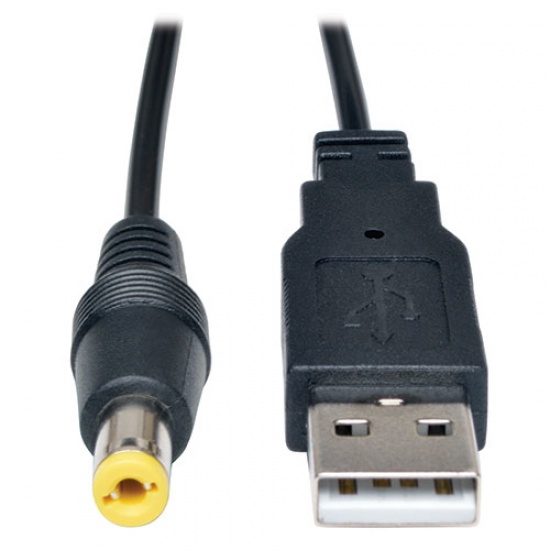 Tripp Lite 3FT USB-M Male to 5V DC Power Cable Image