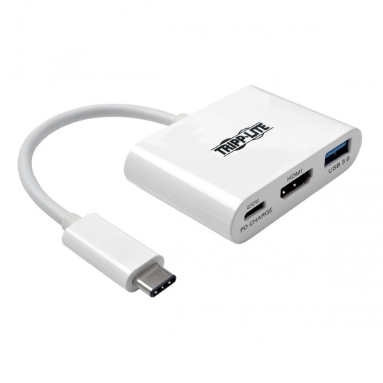 Tripp Lite USB-C Male to HDMI with USB-A and USB-C Female Adapter Cable Image