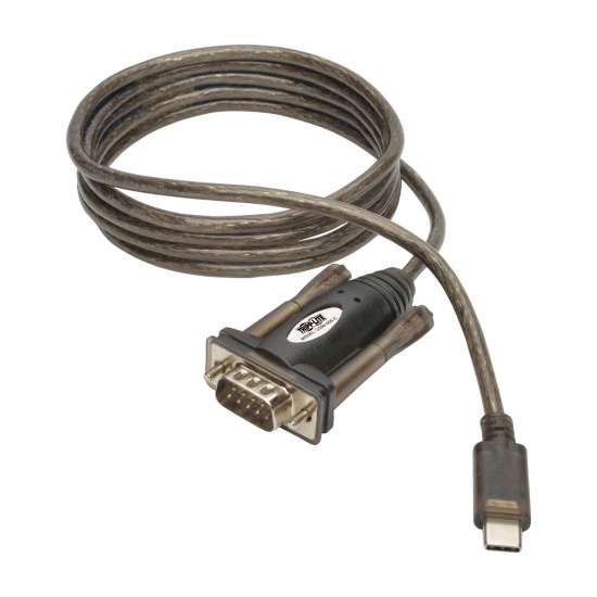 Tripp Lite 1.52M USB-C Male to DB9 Male Serial Adapter Cable Image