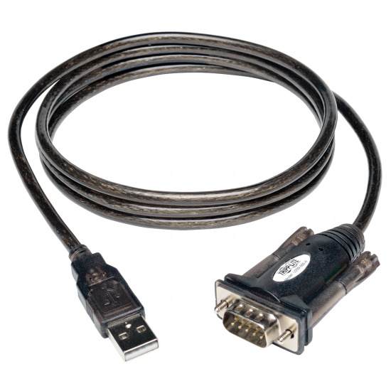Tripp Lite 5FT USB-A Male to DB9 Male Serial Adapter Cable Image