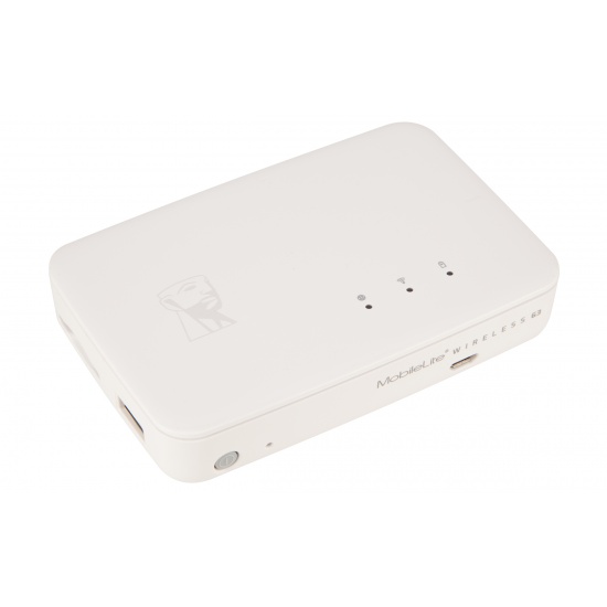 Kingston Technology MobileLite Wireless G3 USB2.0 Flash Card Reader - White Image