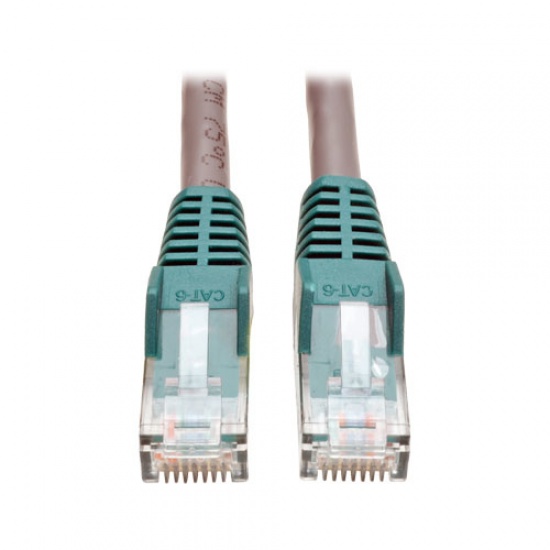 Tripp Lite 10FT RJ45 Male Cat6 Gigabit Crossover Molded Network Patch Cable - Gray Image