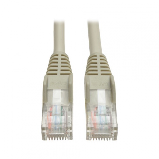 Tripp Lite 150FT RJ45 Male Cat5e 350MHz Snagless Molded UTP Patch Cable - Grey Image