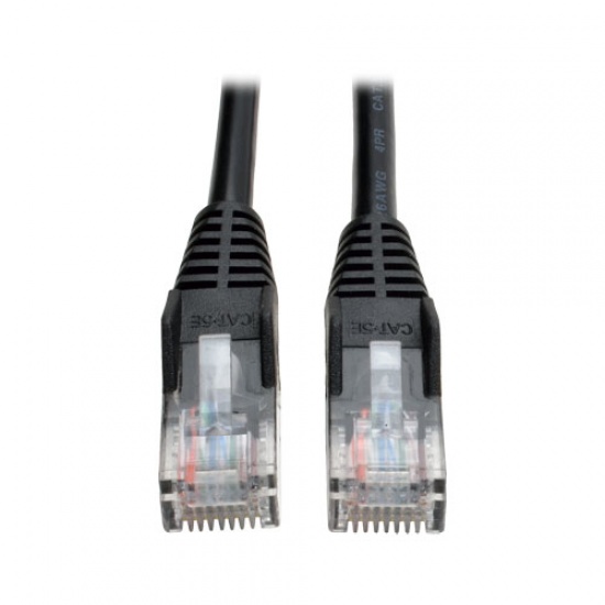 Tripp Lite 10FT RJ45 Male Cat5e 350MHz Snagless Molded Patch Cable - Black Image