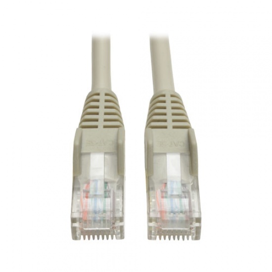 Tripp Lite 12FT RJ45 Male Cat5e 350MHz Snagless Molded Patch Cable - Gray Image