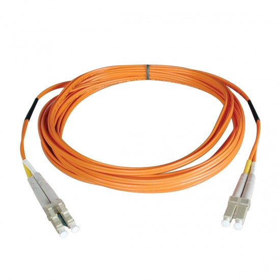 Tripp Lite 33FT LC to LC Duplex Multimode 62.5/125 Fiber Patch Cable - Orange Image