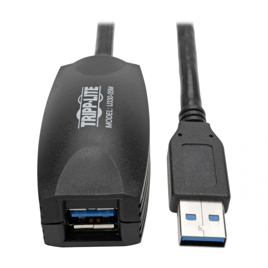 Tripp Lite 16FT USB3.0 USB-A Male to USB-A Female SuperSpeed Active Extension Repeater Cable Image