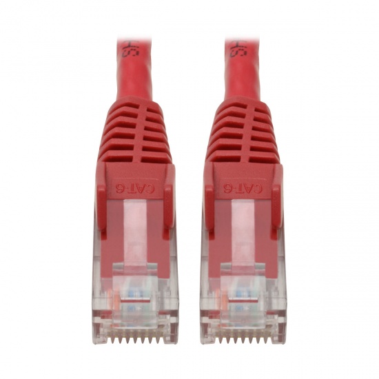 Tripp Lite 0.15M RJ45 Male to RJ45 Male Premium Cat6 Gigabit Snagless Molded UTP Patch Cable - Red Image