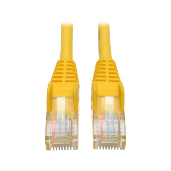 Tripp Lite 25FT RJ45 Male Cat5e 350MHz Snagless Molded UTP Patch Cable - Yellow Image