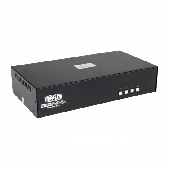 Tripp Lite 4 Port DVI to DVI Secure NIAP PP3.0 Certified Dual Monitor KVM Switch Image
