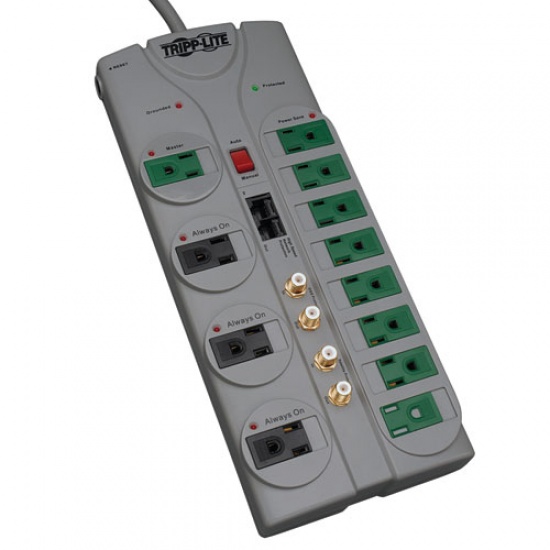 Tripp Lite 10FT 12 Outlet Eco Surge Protector - Green Image