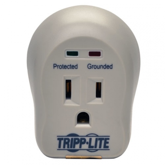 Tripp Lite 1 Outlet 600 Joule Wallmount Direct Plug In Surge Protector